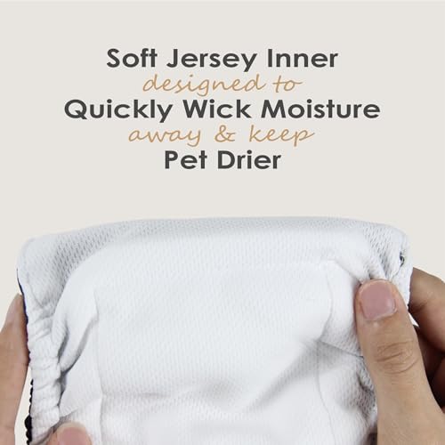 Image of wegreeco Washable Male Dog Belly Band (Stylish Pattern)- Pack of 3 - Washable Male Dog Belly Wrap, Dog Diapers Male (Tie-dye, Ink, X-Large)
