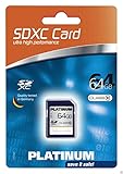 Platinum 64 GB Class 10 SDXC Speicherkarte 177119