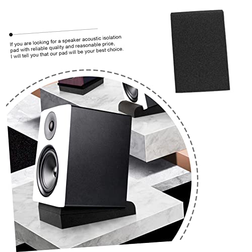 Pads de Aislamiento de Ruido Acústico Cojines Antiruido de Alta Densidad para Altavoces Set de 4 Piezas Almohadillas Absorbentes de Sonido para Estudio en Casa y Juegos Color Negro miniatura 5