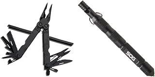 SOG PowerLock Multi-Tool (B61N-CP) and SOG Flint Survival & Defense Tool (FT1001)