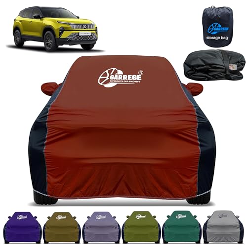 Image of Car Cover for Tata Harrier All-Weather & Scratch Protection with Mirror & Antenna Pockets | Washable Fabric | Custom Fit | Premium Multicolor | We Send Any One Color from Showing Image