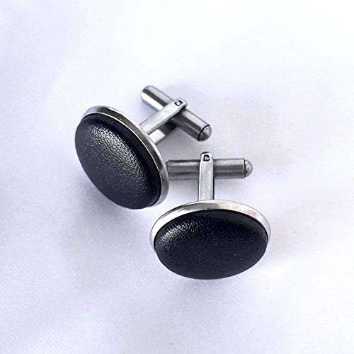 Gemelos de cuero sintético para hombre miniatura 5