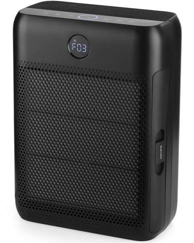 Slevoo Air Purifier for Home Large Room, H13 True HEPA Filter Air Purifiers & 3 × pre-filters for Bedroom,Office,Living Room,Covers Up to 1991.3 ft²,CADR 326m³/h (Black)