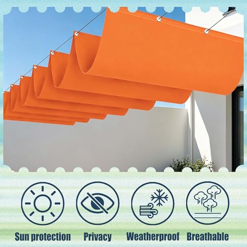 Voile d'ombrage jardin terrasse 500x300 cm extérieur sable - 4