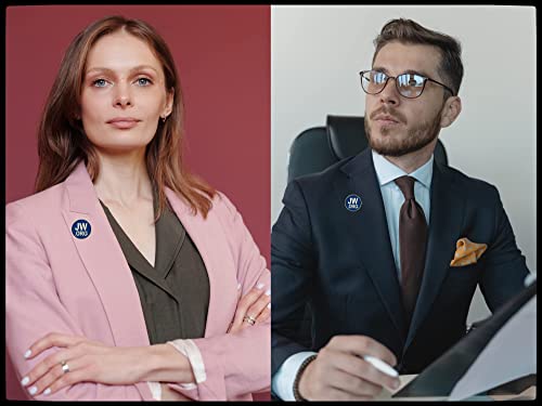 JW.org Lapel Pins Enamel JW.org Neck Tie Hat Tack Clip Women or Men Suits Round Blue Jehovah Witness Lapel Pin bulk4