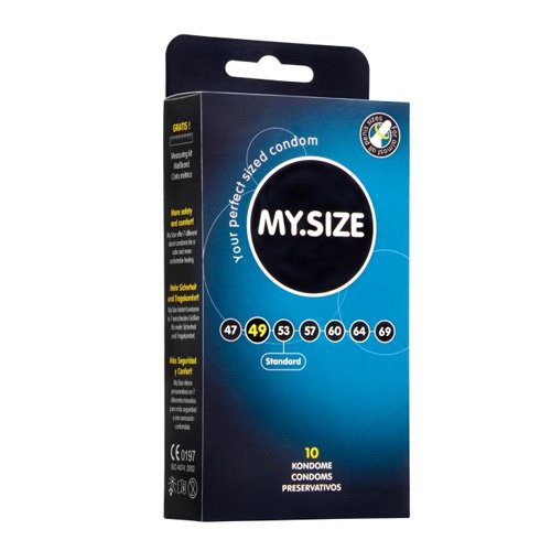 Various Drug Stores MY.SIZE 49 mm Condom (10 Pack)