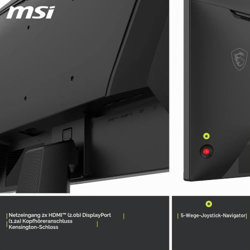 MSI MAG 245F X24 Gaming-Monitor 61 cm, 1920x1080 FHD, schnelles IPS, 240Hz, 0,5ms, HDR, AMD FreeSync Premium, Augenpflege, AI-Vision… – Ansicht 6
