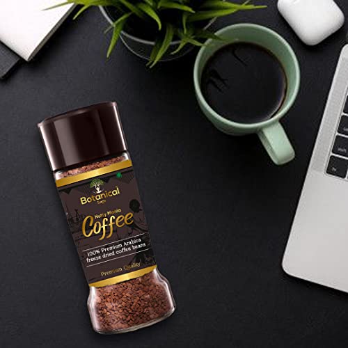 Image of Botanical sage- Nutty Mania instant coffee | 100% Arabica freeze dried | Flavored coffee | 100g