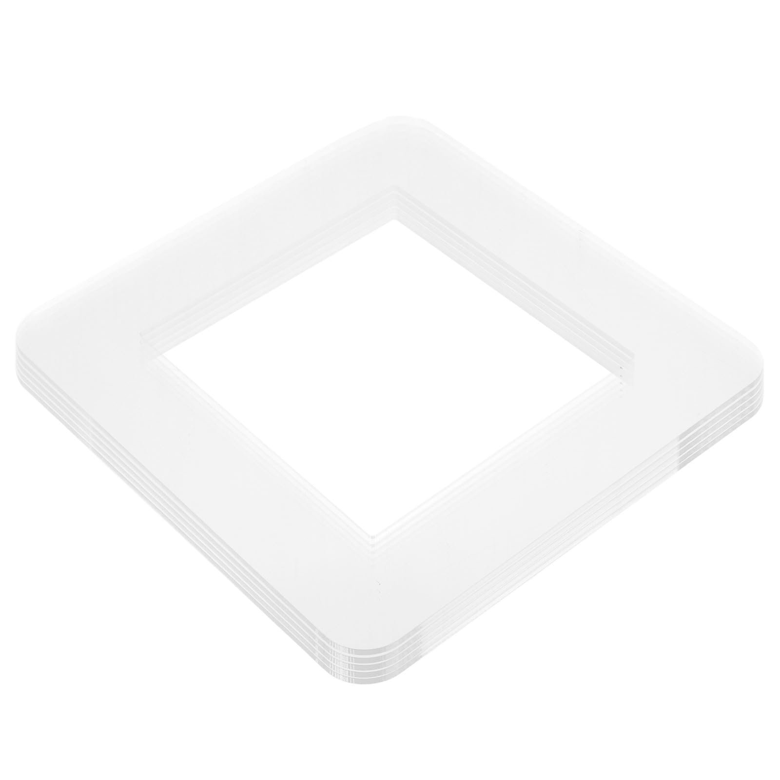Cubiertas para interruptor de luz acrílico blanco placas protectoras de pared pack de 5 SOLUSTRE