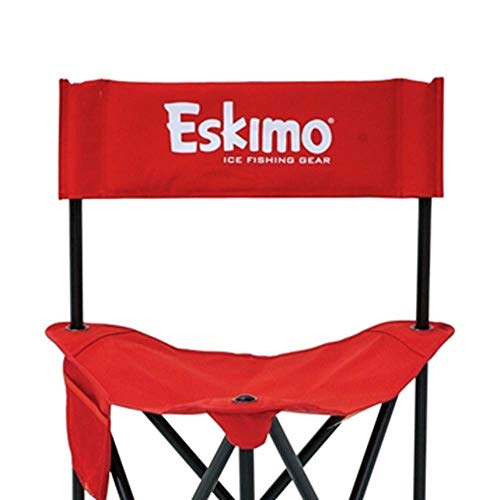 Eskimo® Xl Folding Ice Chair, Portable Chairs, Red/Black, 27613 #TOP6