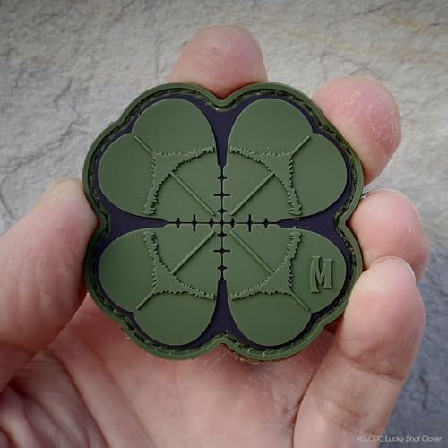 Patch trèfle Lucky Shot MAXPEDITION pleine couleur haute densité 5,1 cm