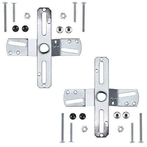 Canomo 4" Universal 360 Rotation Light Fixture Crossbar, CrossShaped