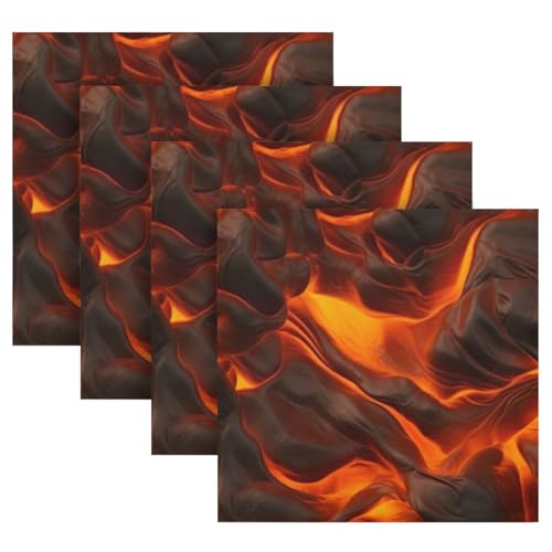 Servilletas de tela cuadradas 50.5x50.5 cm pack x6 miniatura 5
