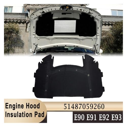 Isolation moteur BMW E90 E91 E92 E93 capot thermique 51487059260