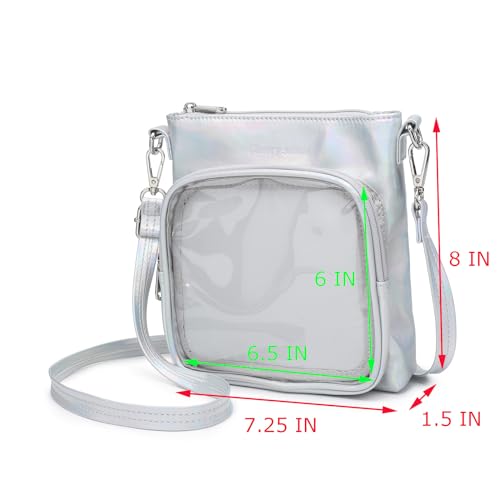 Image of Mini Ita Crossbody Purse, Pin Display Small Shoulder Bag For Anime