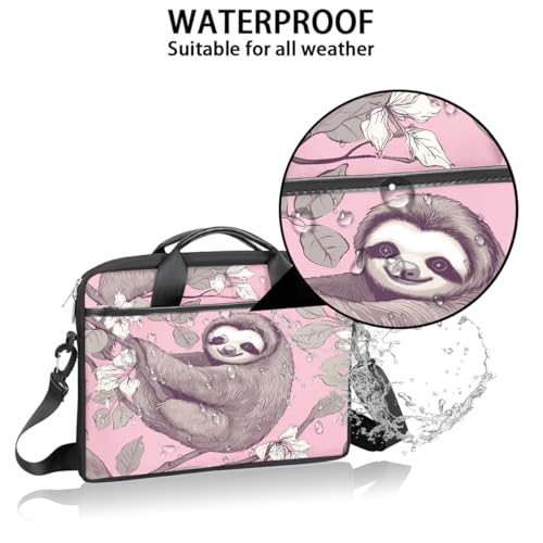 Bolsa para laptop con diseño retro y correa ajustable 15 pulgadas miniatura 3