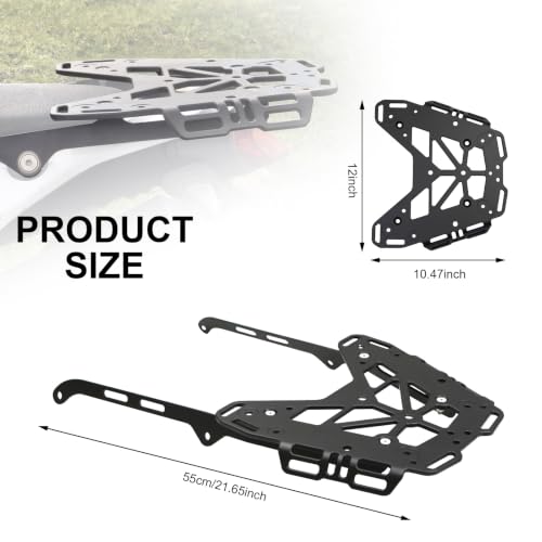 ASCSAPX Motorcycle Rear Luggage Rack