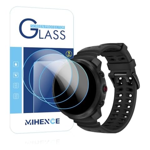 MIHENCE Screen Protector Compatible for POLAR Vantage M3 Smartwatch, 9H Tempered Glass Protective Film [ 3PCS ] Cover