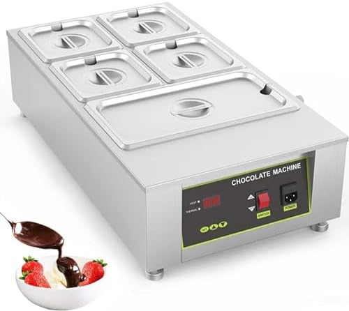 Máquina de templado de chocolate con control automático de temperatura