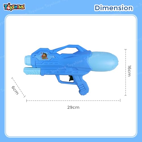 Image of Toyshine 266ML Tank Capacity 7-8 Mtr Range High Air Pressure Spray Water Gun for Summer Swimming Pool Party Holi Water Toy Gun for Girls Boys Kids 3+, Blue