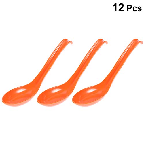 Cabilock 12 peças colher concha de sopa de cabo longo de conchas de cozinha colher utensílio para se