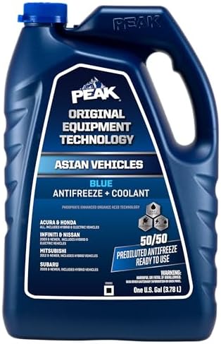PEAK OET Extended Life Blue 50/50 Prediluted Antifreeze/Coolant f...