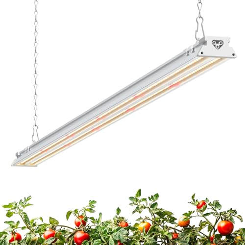 Image of Barrina TX-S60 4FT Grow Light, 60W(420W Equivalent), Full Spectrum with 660nm Red LEDs, High PPFD, Linkable, Hanging Grow Lights with On /Off Switch for Indoor Plants, Greenhouse, Seeding, Veg, 1 Pack