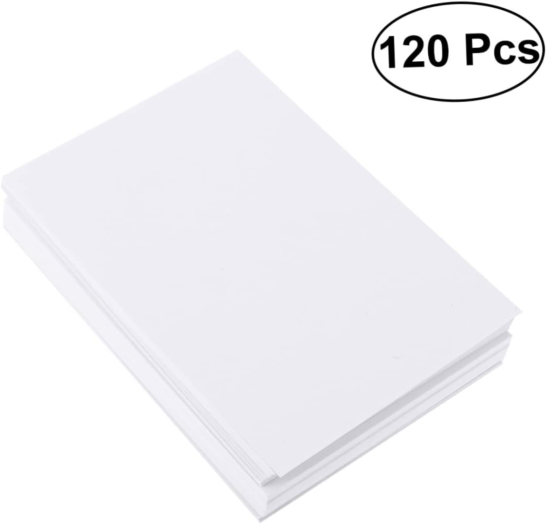 NUOBESTY 120sheets Cold Press Watercolor Paper Bulk Drawing Paper for Artists Compatible with Acrylics Inks and Pastels for Students and Beginners