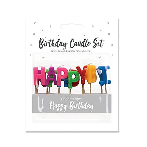 Velas de feliz cumpleaños, decoración para tarta de fiesta, perfecto para celebrar cumpleaños, aniversario de boda Cover