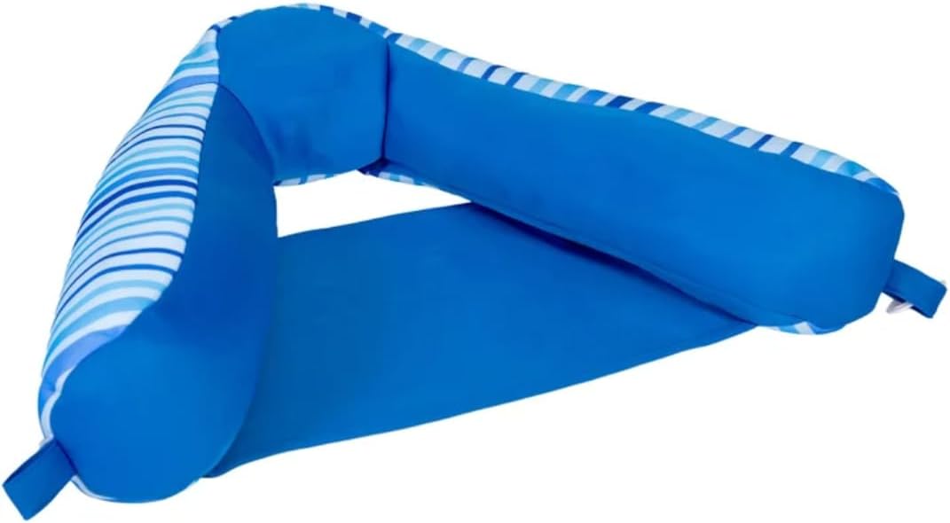 Big-Joe Kona Noodle Sling Chair Pool Float, Blue, Foam, Floating, Buoyancy Aid, 42.5 x 5 Inches