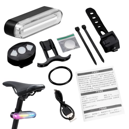 Feu arrière de vélo rechargeable USB résistant à la pluie