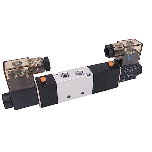 Électrovanne pneumatique 4V430E/C/P-15 robuste double bobine - 2