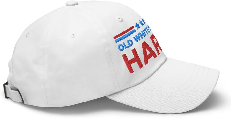 Hogue WS LLC Old White Dudes for Harris Hat (Embroidered Dad Cap) Old White Males for Harris Hat