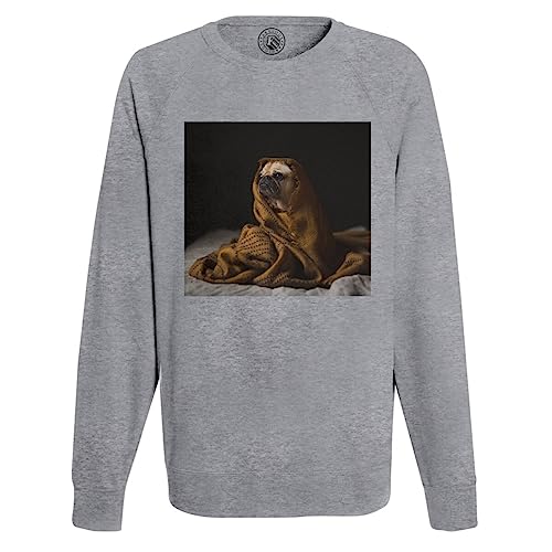 Sweatshirt Homme Carlin Pull Animaux Mignon Sweat Chien Triste