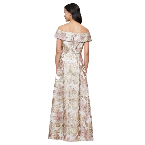 Alex Evenings Women's Formal Long Ballgown Mother of The Bride Dress with Pockets2