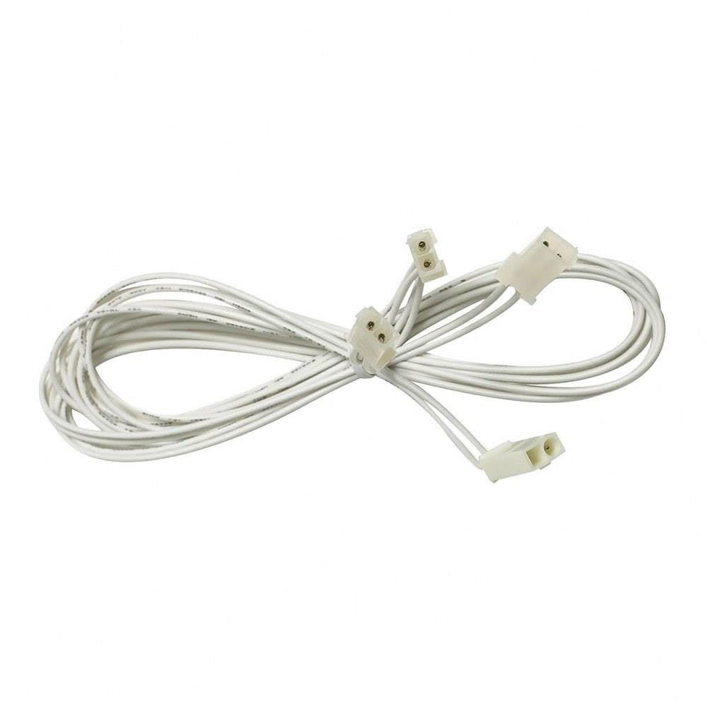 AC2A LED 60-Inch Harness Cable for MiniPot and Zee-Puk Fixtures, White Finish