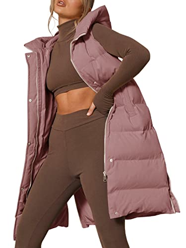 Inorin Women’s Down Vest with Stand Collar