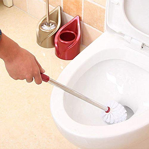 Image of Maharsh Premium Kleeno Toilet Brush with Holder Container (Multicolor, 17x14 inch)