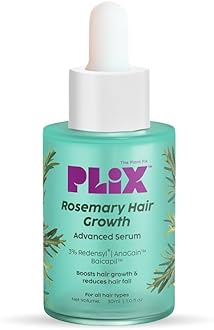 The Plant Fix Plix Rosemary Hair Growth Serum with 3% Redensyl, 4% AnaGain, 3% Baicapil, 30 ml | Stimulates Hair Growth, Increase Hair Density & Thickens Hair | For Men & Women