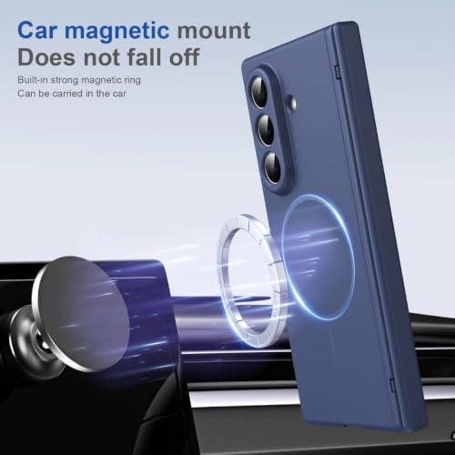 Image of Hybird Shockproof Mobile Back Case Cover for Samsung Galaxy Z Fold 8 Ultra Case with Tempered Glass | Hingh | Magnetic Support | Slim Back Cover Case Galaxy Z Fold8 Ultra 5G Cover