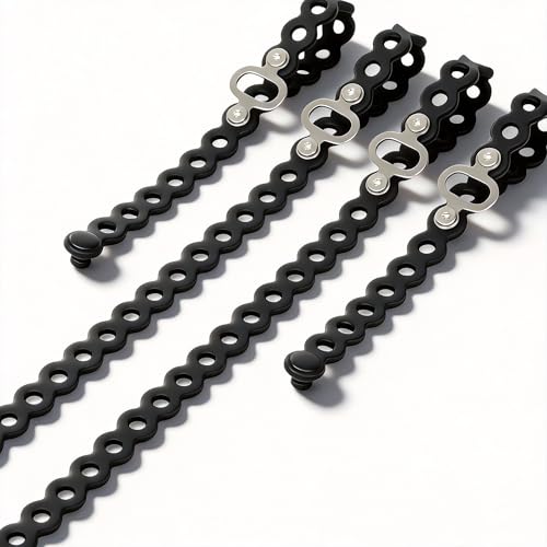 Brolena Modular Straps (4-Pack) Flexible Multi-Tool Gear Strap for Outdoor Adventure Survival Camping Travel EDC
