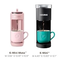 Keurig K-Mini Mate Single Serve K-Cup Pod Coffee Maker, Brews Up to 12 oz Cup, Compact Portable Coffee Machine for Small Spaces, Great for Dorms & Offices, Pink Sands — image 5