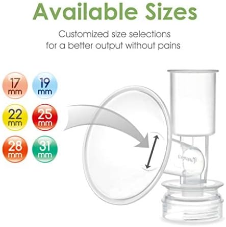 Maymom Flange Compatible with Ameda Purely Yours Pump, Finesse, NOT for Ameda MYA 25mm