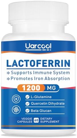 Lactoferrin Supplement 1200mg for Healthy Immune Support-Gluten-F...