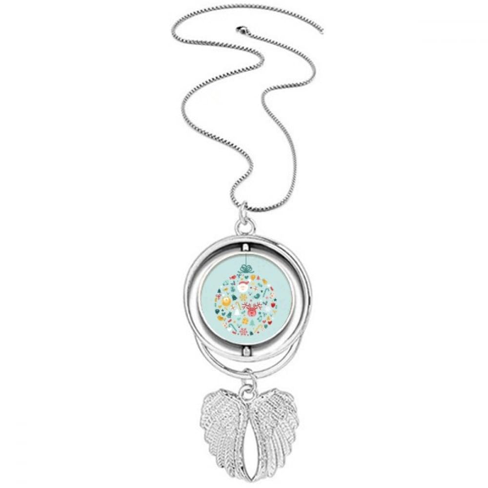 Collier ailes d'ange dessin animé avec chaîne ajustable confort