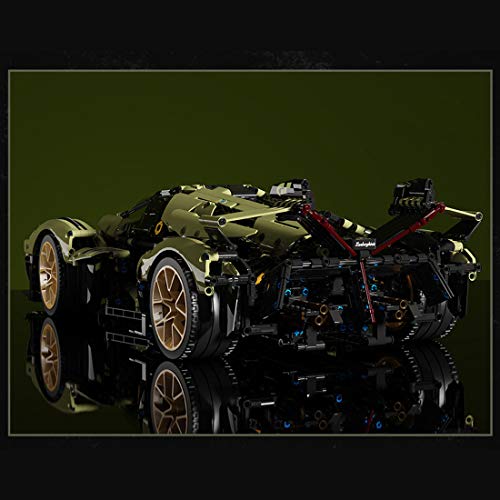 HYZH Technik Bausteine Auto Bausatz, 2527 Klemmbausteine 1:8 Technik Sportwagen Konstruktionsspielzeug Kompatibel mit… – Bild 5