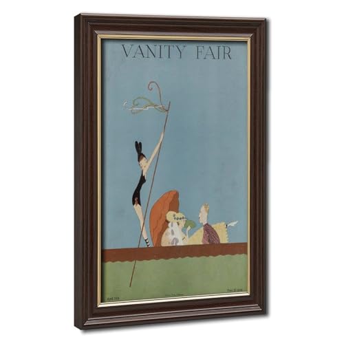 Impression sur toile Vanity Fair avril 1919 vintage - Grand format 61x91 cm