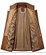 ECDAHICC Herren Wintermantel Slim Fit Zweiteiliger Mantel für Business Freizeit Wollmantel mit Stehkragen Peacoat(CM,XL)