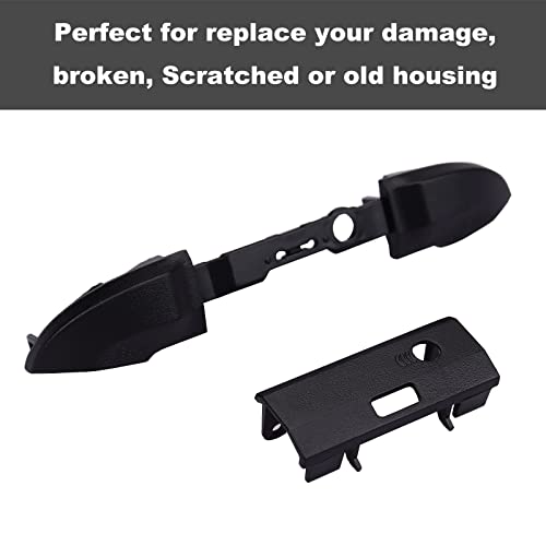 IKPEK RB LB Bumpers Shoulder Trigger Buttons Top Middle Bracket Controller Replacement for Xbox Series X & S (2 Black)