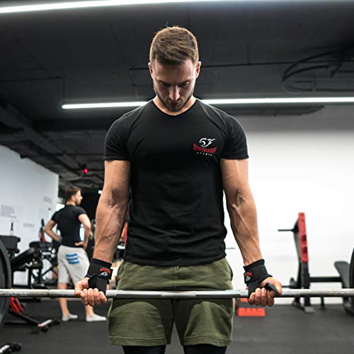 Armageddon Sports Wrist Straps For Weight Lifting With Premium Padded Wrist Wraps Support, Perfect For Deadlifting, Pull Up, Bar Workout, Gym, Weightlifting - Improves Grip For Men And Women #TOP6
